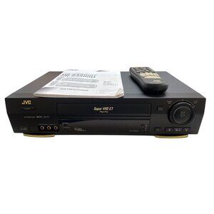 JVC Super VHS ET VCR With Remote Control Unit HR-S3800U